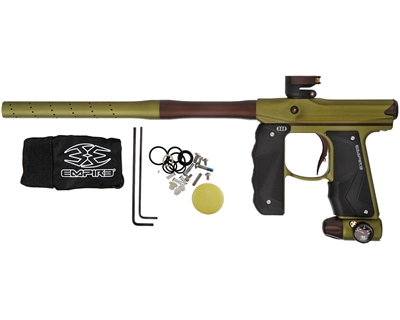 Empire Paintball Marker - Mini GS w/ 2 Piece Barrel - Dust Olive/Dust Brown