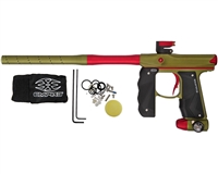 Empire Paintball Marker - Mini GS w/ 2 Piece Barrel - Dust Olive/Dust Red
