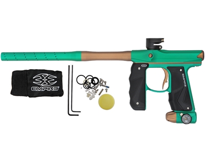 Empire Paintball Marker - Mini GS w/ 2 Piece Barrel - Dust Spearmint/Dust Orange