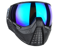 HK Army KLR Thermal Paintball Mask - Onyx w/ Arctic Blue Lens
