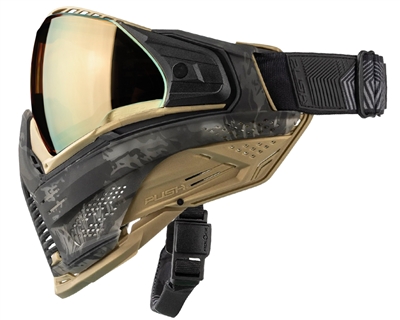 Push Paintball Goggle - Unite XL - FLX Smoke Camo Gold