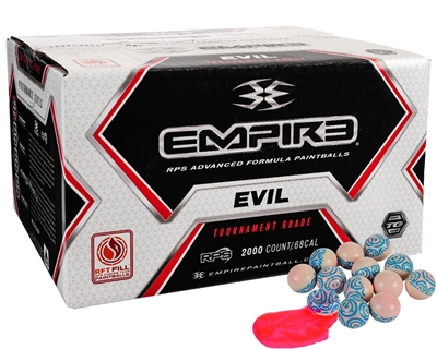 Empire Ultra Evil Paintballs - Case of 500 - Super Pink Fill