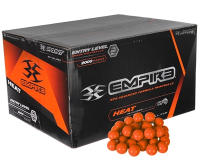 Empire Paintball Heat Paintballs - Case of 1,000