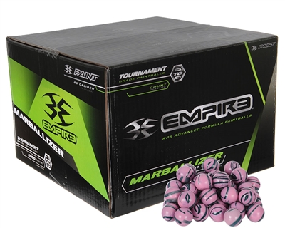 Empire Marballizer Tournament Grade Paintballs - Case of 500 - Lavender Fill