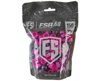 First Strike Paintball 150 Round Paintballs - FSR - Smoke/Pink Shell - Pink Fill