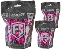 First Strike Paintball 450 Round Paintballs - FSR - Smoke/Pink Shell - Pink Fill