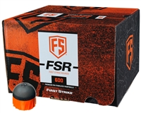 First Strike Paintball 600 Round Paintballs - FSR - Smoke/Orange Shell - Orange Fill