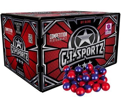 GI Sportz 3 Star Paintballs - Case of 2,000