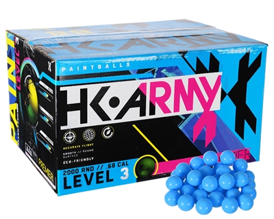 HK Army Paintball Premier Paintballs - Case of 100 - Blue Fill