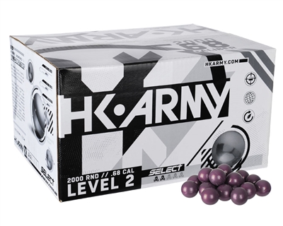 HK Army Paintball Select Paintballs - Case of 1000 - White Fill