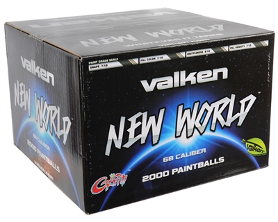 Valken New World Paintballs - Case of 2000 - Yellow Fill