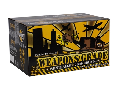 WPN Paintball Weapons Grade Paintballs - Case of 100 - Yellow Fill