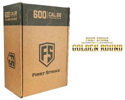 600 First Strike Paintballs - Smoke/Yellow Shell - Yellow Fill