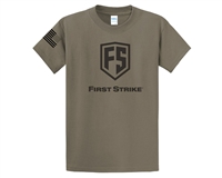 First Strike Paintball T-Shirt - Dusty Brown