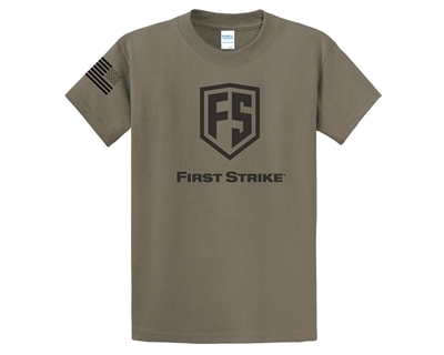 First Strike Paintball T-Shirt - Dusty Brown