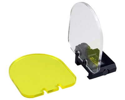 Aim Sports Flip Up Sight Lens Protector (Clear & Yellow)
