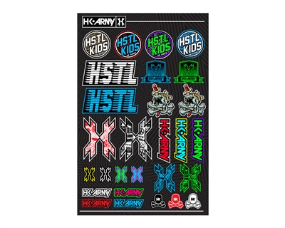 HK Army Paintball Sticker Sheet - HSTL