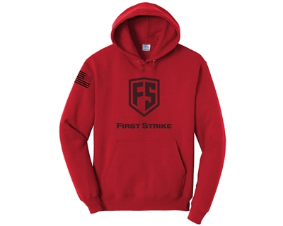 First Strike Paintball Hooded Sweatshirt - Red