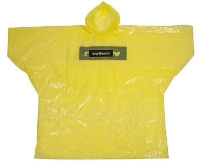 Valken Hooded Rain Poncho - Yellow