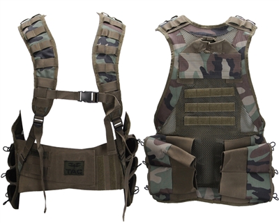 Valken V-TAC Bravo Vest - Woodland