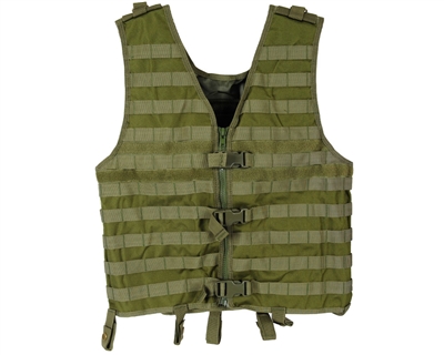 Warrior Paintball Zip Up Vest - Molle