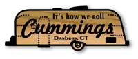 Airstream Shaped Custom Wood Signs for camping