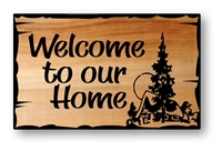 CARVED WOOD SIGNS | HAND CARVED | [PERSONALIZED WELCOME SIGN