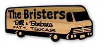 Motorhome design custom wood sign for campers and RV'ers