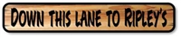 CUSTOM CARVED WOOD CABIN ROAD SIGN