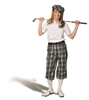 Ladies Golf Knicker Outfit -  Black Check