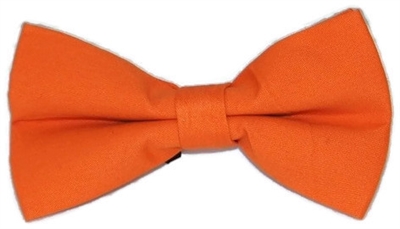 Men's Orange Bow Tie