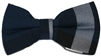 Men's Navy Plaid Bow Tie