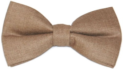 Men's Camel Silk Touch Bow Tie