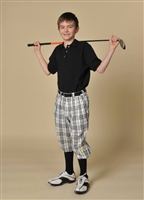 Children's Royal Troon Check Golf Knickers