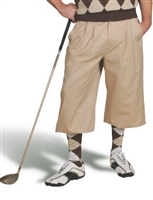 Khaki Golf Knickers for Men