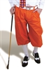 Orange Golf Knickers for Men