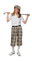 Khaki Plaid Ladies Golf Outfit | Knickers | Kings Cross Clothing