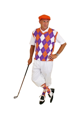 Clemson Orange and White Golf knickers Outfit