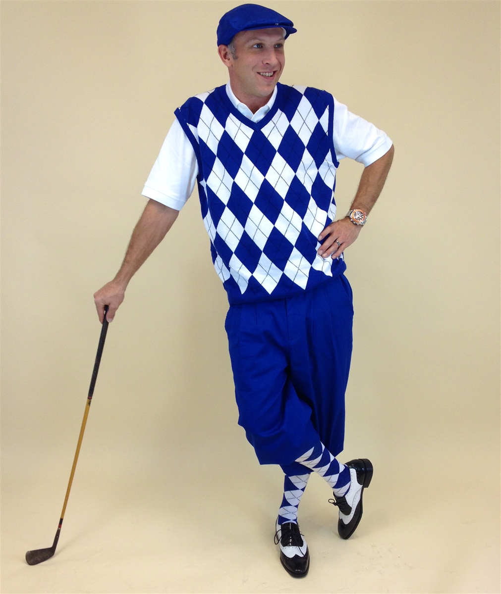 Royal Blue Golf Knickers Outfit