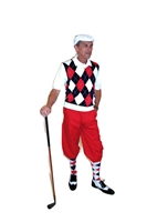 Red White and Blue Golf Knickers outfit with Red Golf Knickers