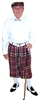 Maroon Plaid Knickers with White Dress Shirt  By Kings Cross