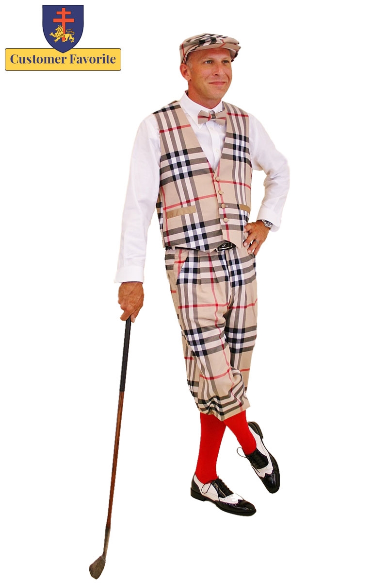 Plaid on sale golf outfit