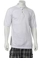 Men's Edinburgh White Golf Polo Shirt