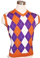 Men's Argyle Golf Sweater Vest