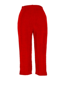 Capri pant - cranberry - acetate/spandex