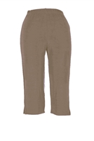 Capri pant - taupe  - acetate/spandex