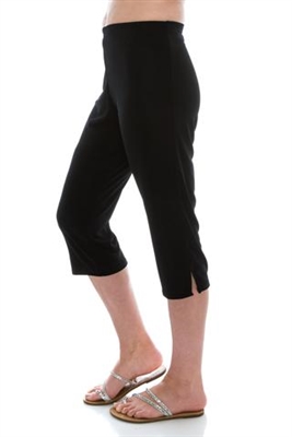 Capri pant - black  - polyester/spandex