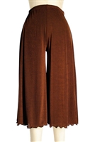 Gaucho Pant - brown - polyester/spandex