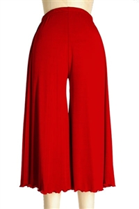 Gaucho Pant - red - polyester/spandex