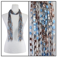 Confetti Scarf - Western Blue